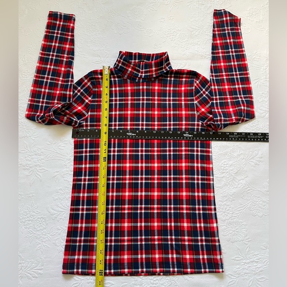NWT J.Crew Tissue Turtleneck In Plaid Size M - Picture 6 of 12